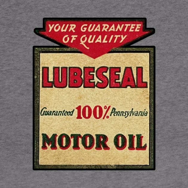 Lubeseal Motor Oil by Wright Art